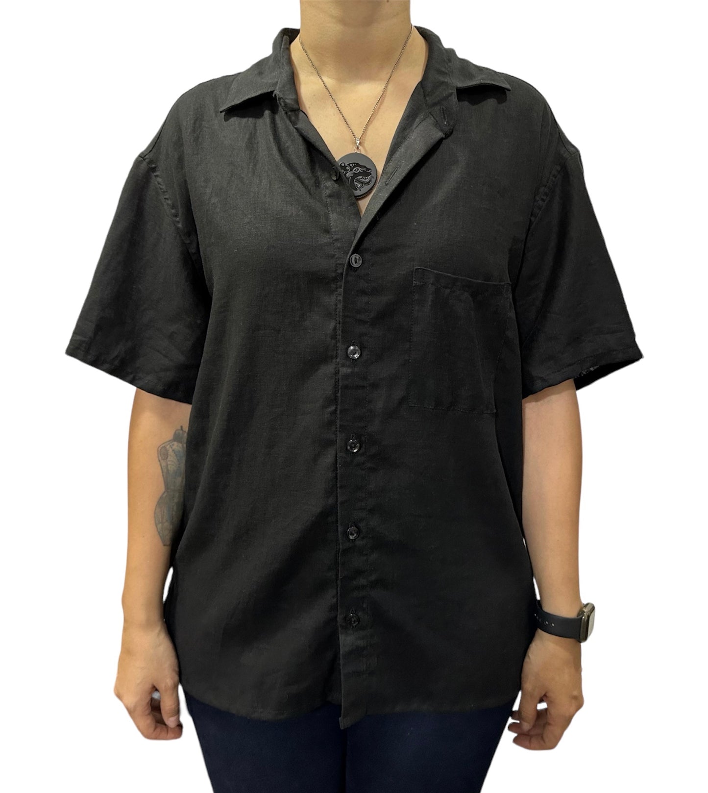 Camisa Lino/viscosa N