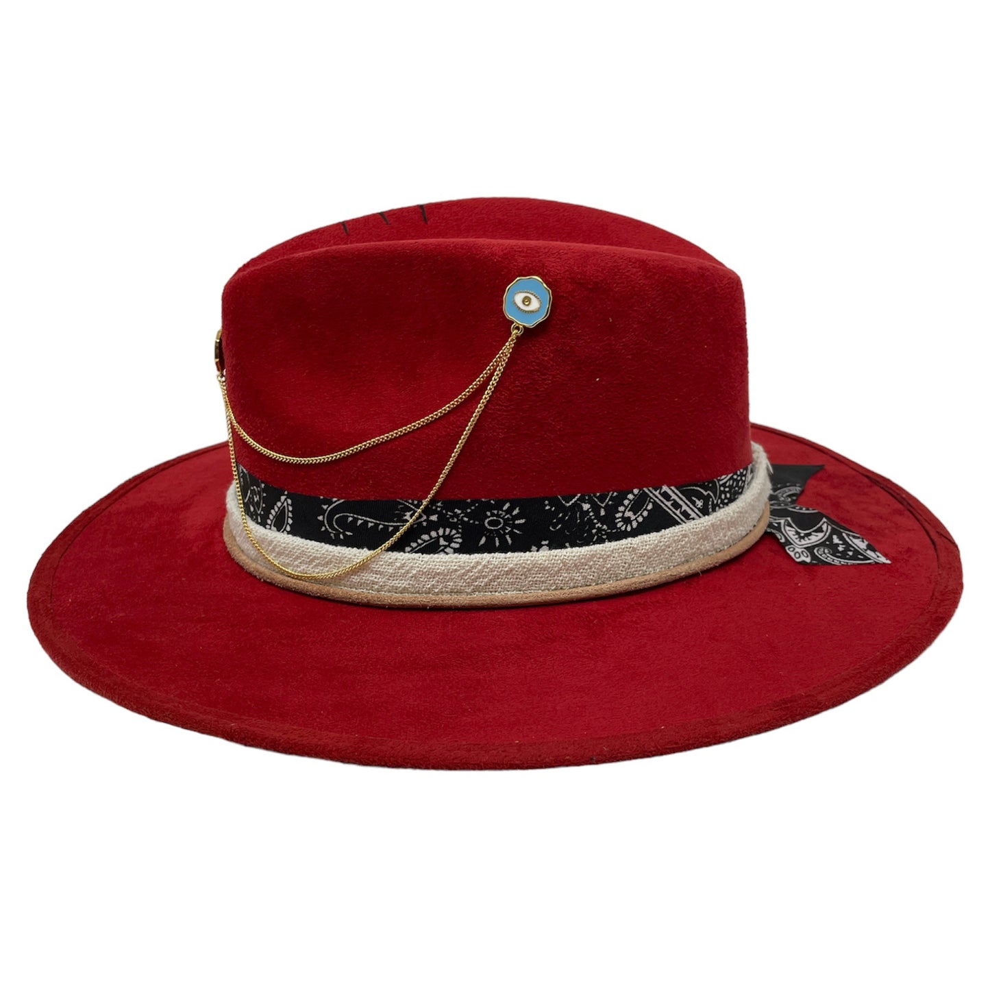 Hat with pin Rojo