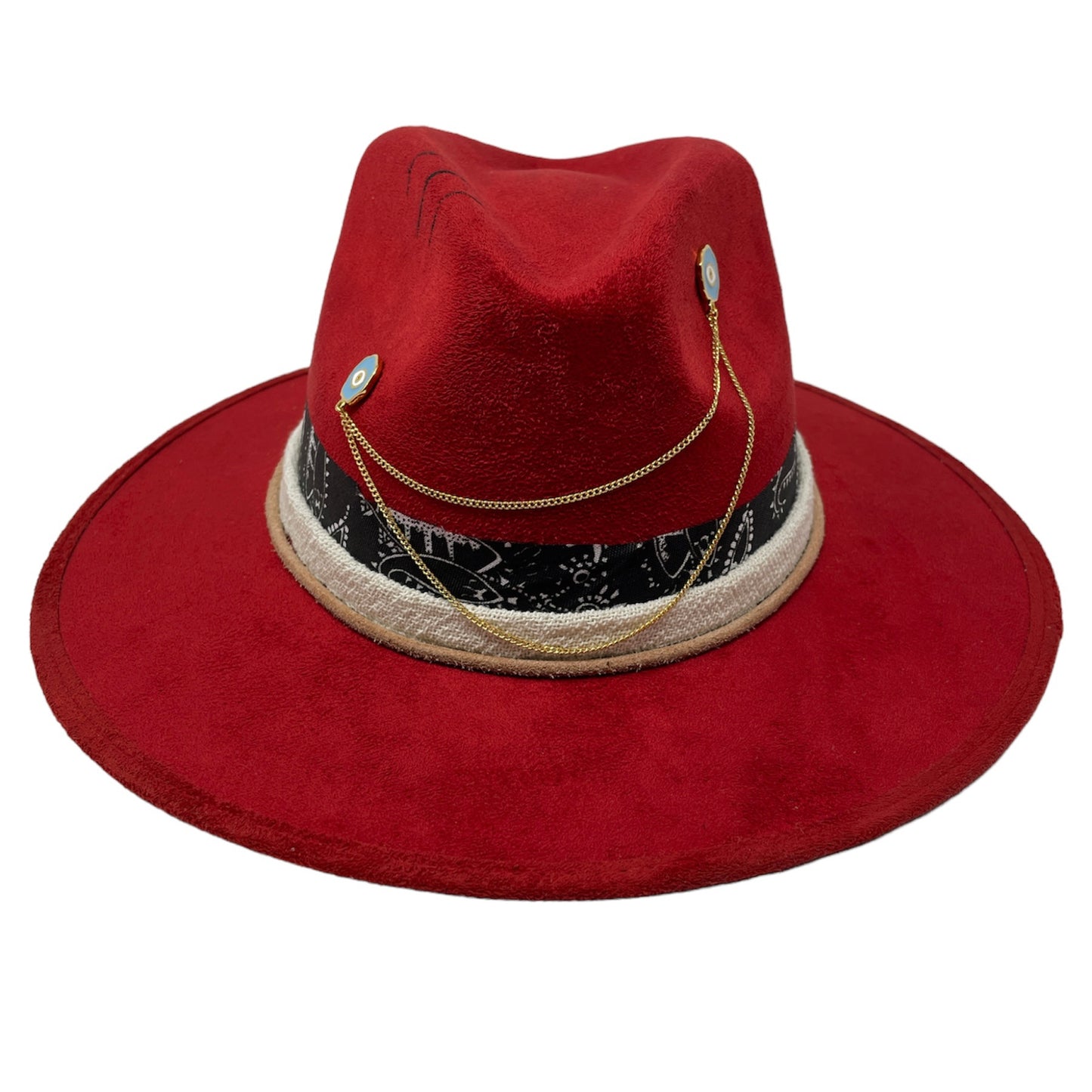 Hat with pin Rojo