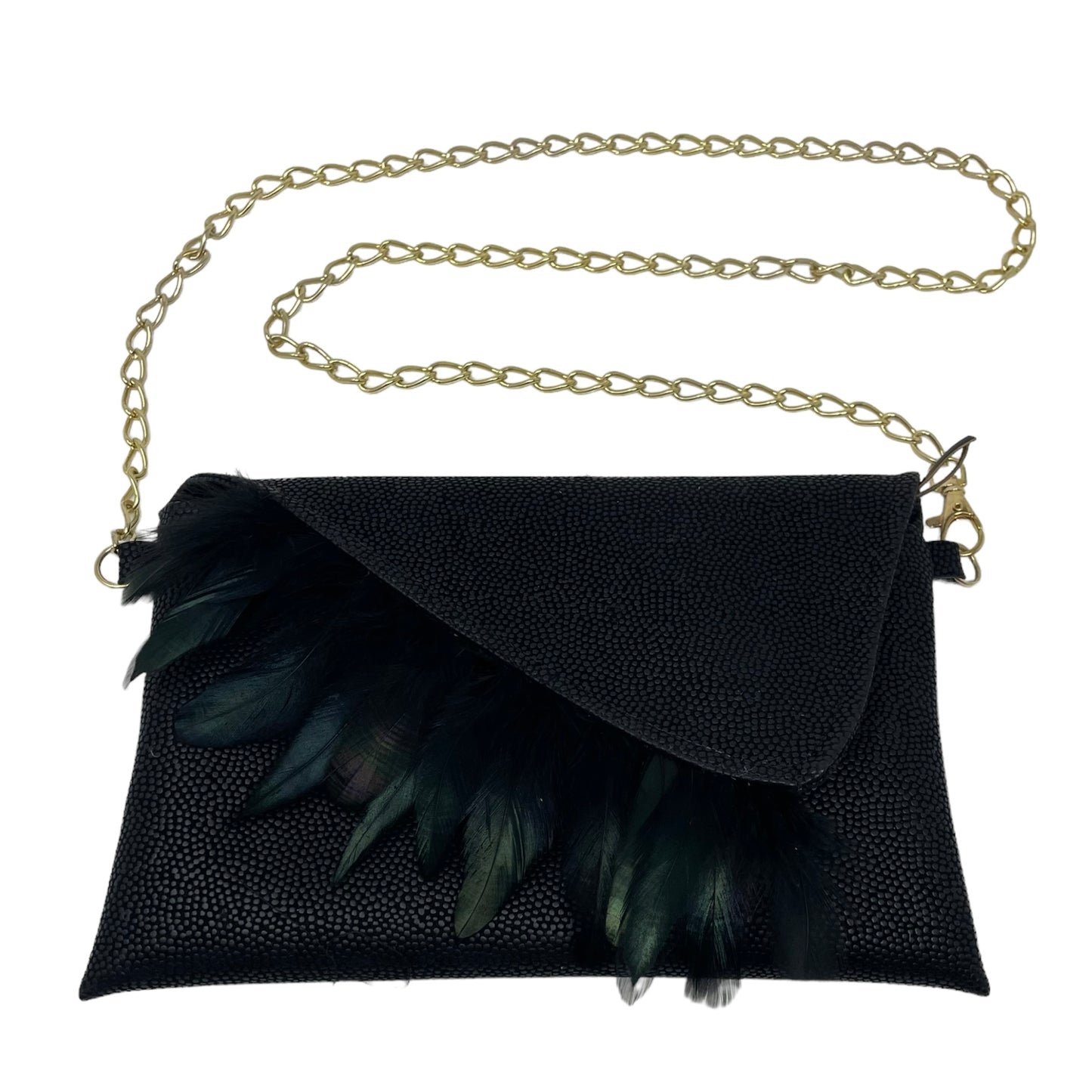 Bolsa Midnight feathers