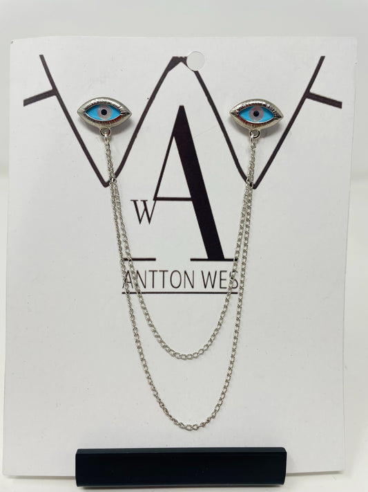 Collar Chain silver eye